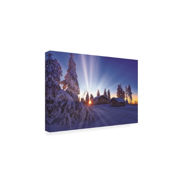 Philippe Sainte Laudy 'Rays Of Light On The Summit' Canvas Art,12x19